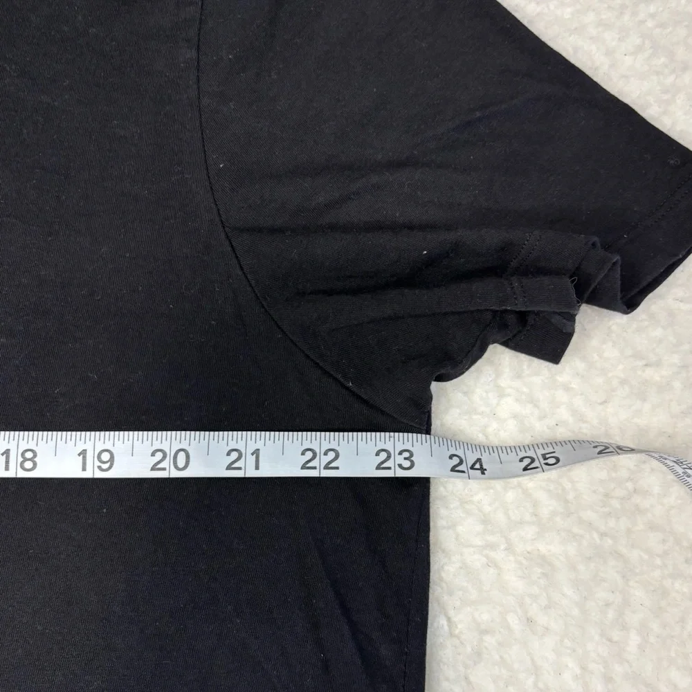 Calvin Klein Men Black Front Logo Graphic Short Sleeve T-shirt
